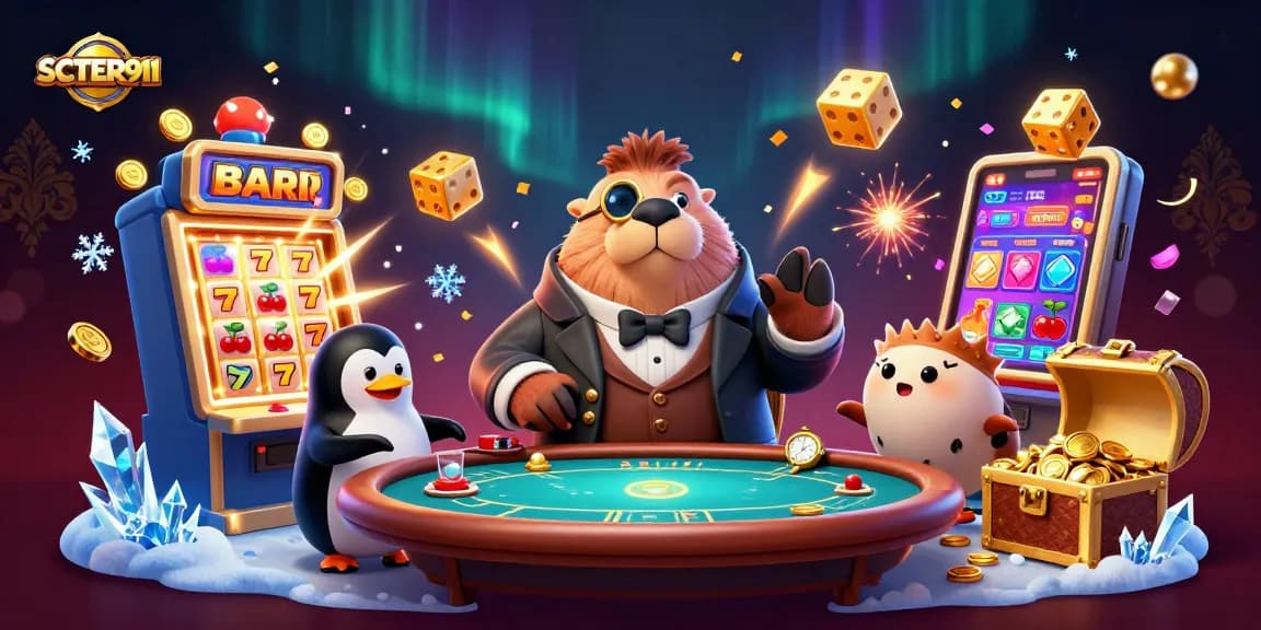 Engage with SCATTER911 at the vibrant underwater poker scene filled with slots and dynamic casino elements.