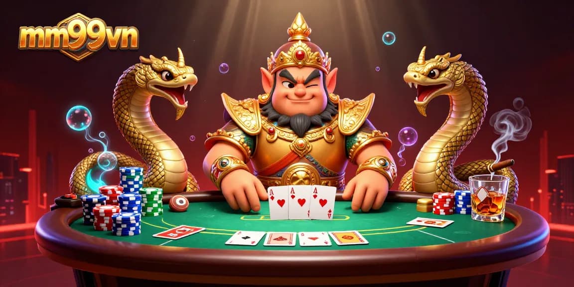 Experience strategic gameplay at mm99vn with vibrant 3D casino elements and thrilling poker action.