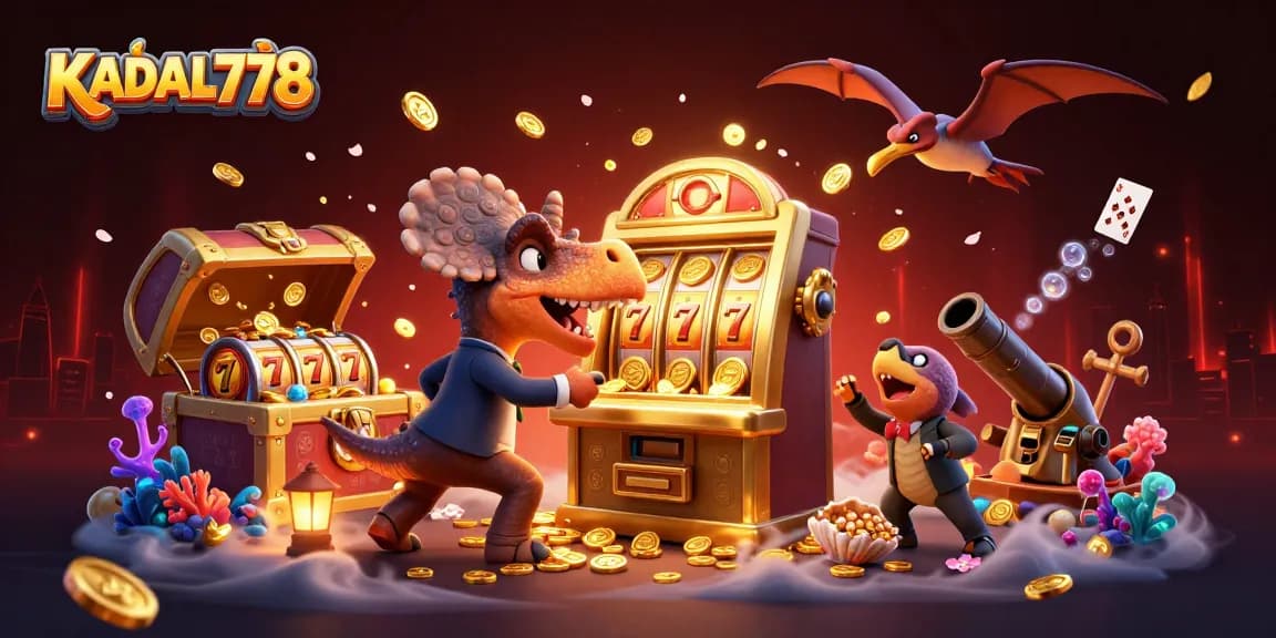 KADAL778 engages players with a dynamic casino scene featuring a thrilling jackpot payout.