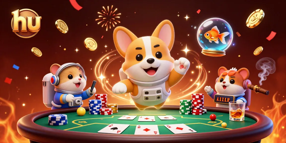Experience exhilarating gaming at hu casino with vibrant action and dynamic characters floating in a thrilling scene.