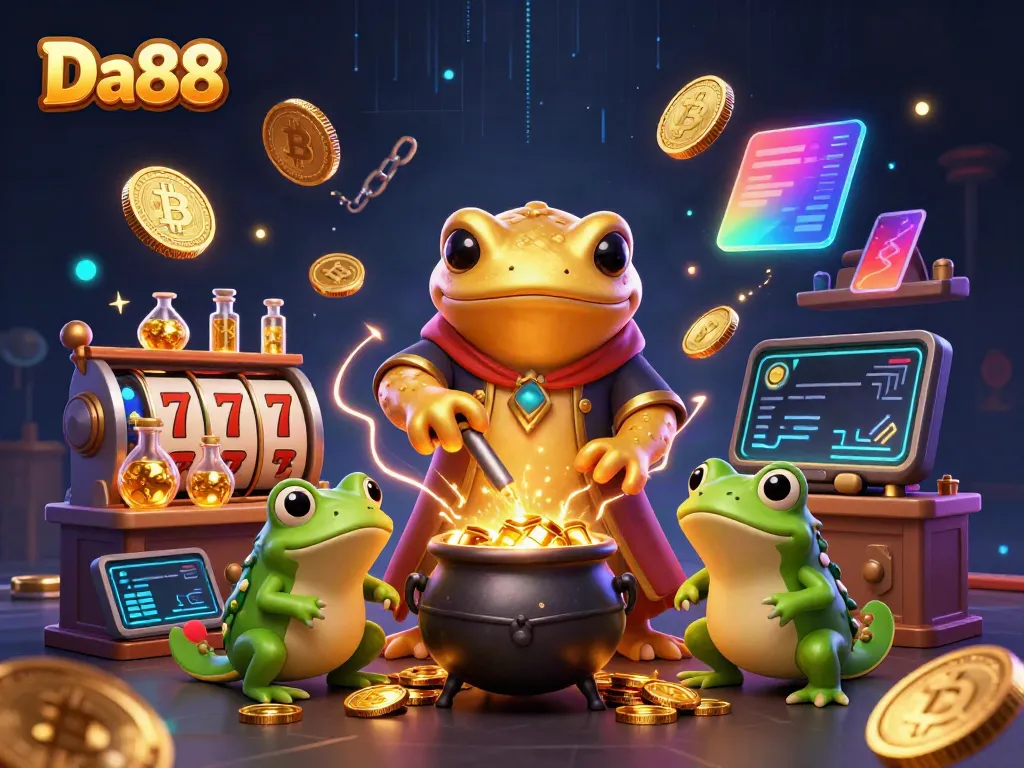 Experience the thrill of Da88 casino with dynamic characters and vivid gaming elements.