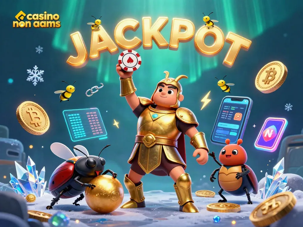 Gioca nei migliori casino non AAMS, vincendo con simboli d'azzardo e crypto brillanti.