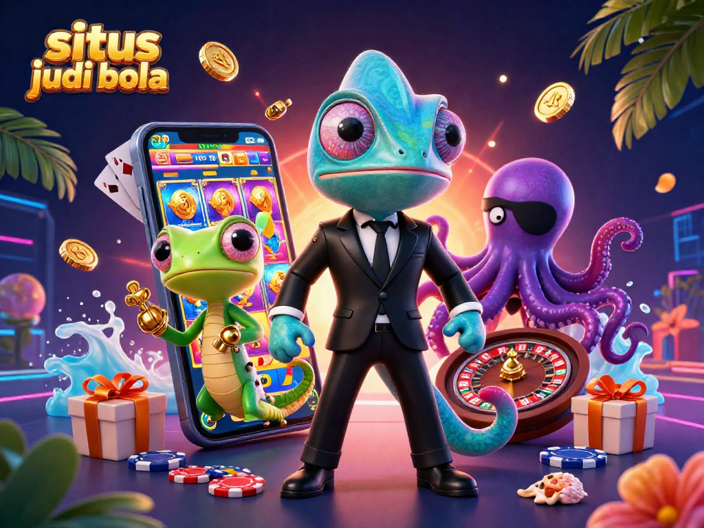 Experience thrilling sports betting at the situs judi bola with dynamic characters and vibrant gaming elements.