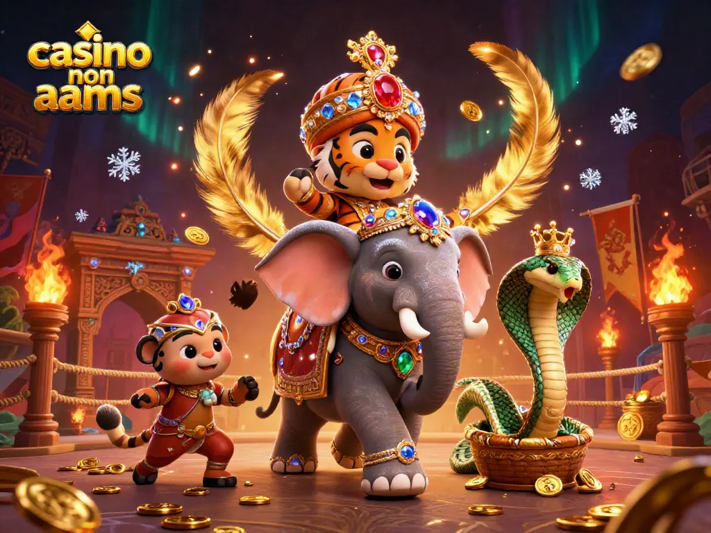 I giocatori esplorano le avventure dei casino non AAMS in un'illustrazione 3D vibrante.