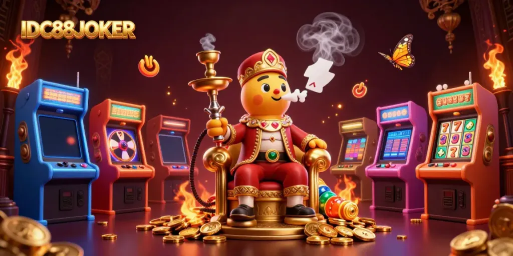 Engage with IDC88JOKER's dynamic online casino experience featuring vivid characters and games.