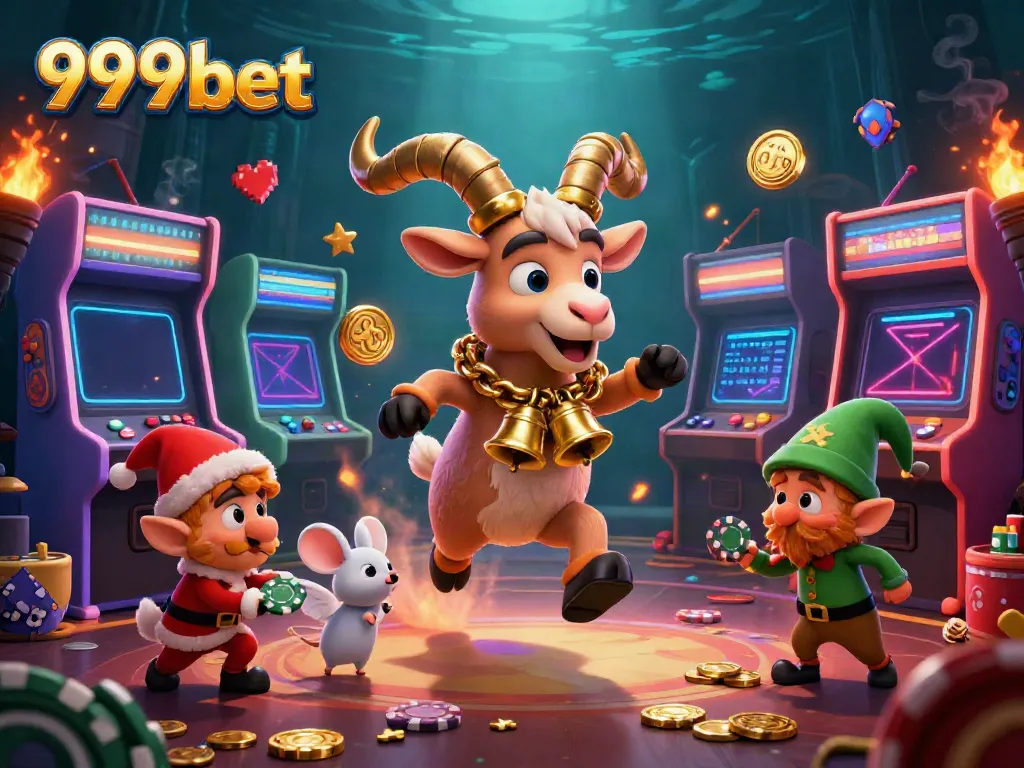 Experience thrilling games at 999bet as Krampus runs a haunted casino with fun characters.