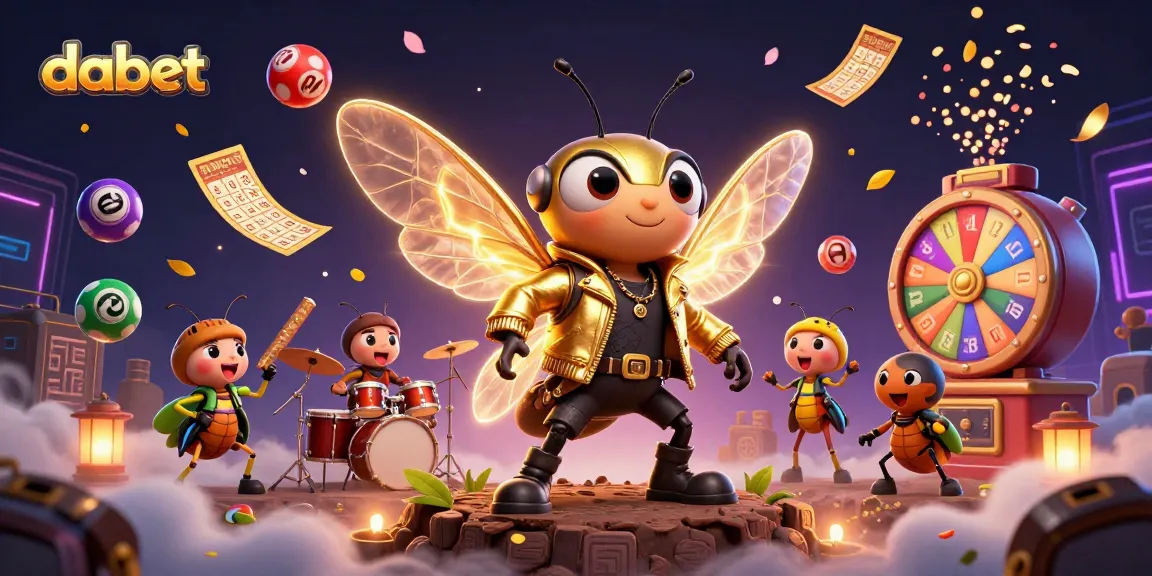 Dabet online gaming scene with vibrant characters and dynamic gambling elements for exciting engagement