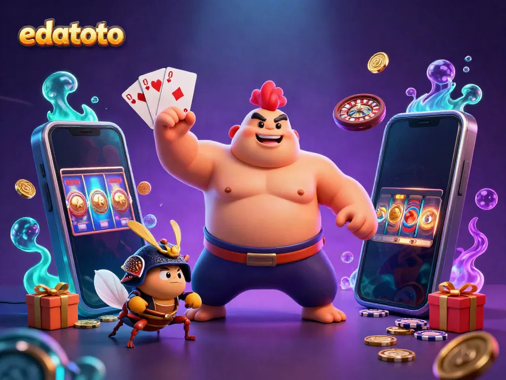 Experience thrilling gameplay with edatoto's advanced interactive casino scene featuring vibrant characters and dynamic games.