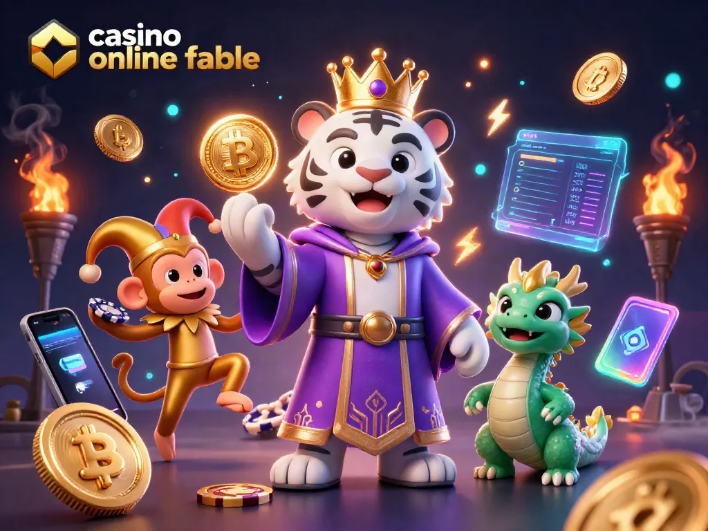 Juega en un casino online fiable con emocionantes personajes de póker y criptomonedas.