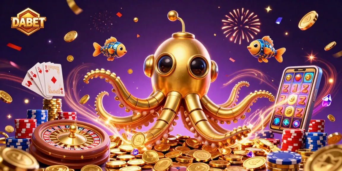 DABET players winning big with golden jackpots and vibrant casino action.