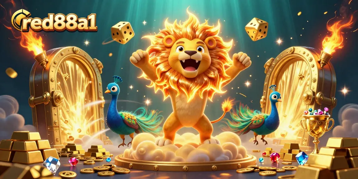 Experience thrilling wins with red88a1 while playing among vibrant casino treasures and characters.