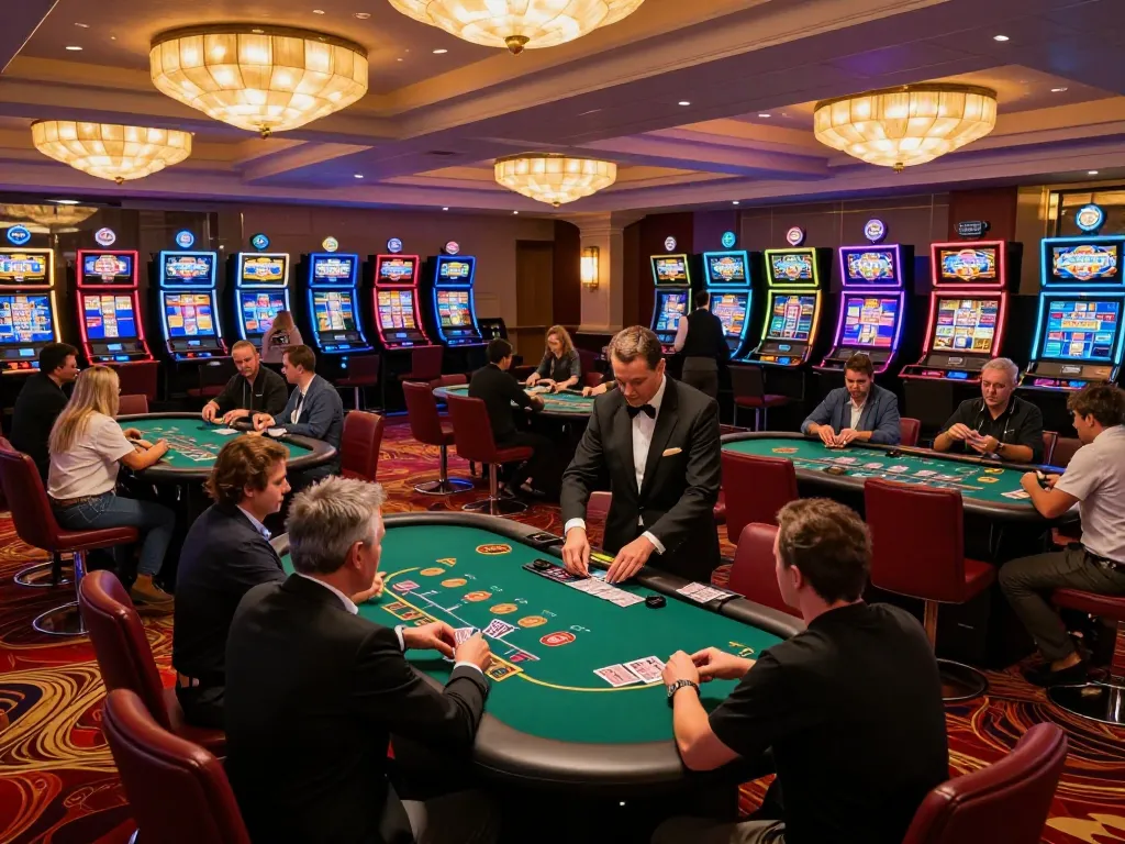 Players enjoying intense blackjack games at nhà cái uu88 casino with vibrant atmosphere and engaging activities.