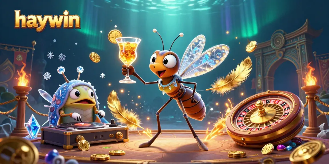 Experience exciting gaming action at haywin featuring 3D casino characters and dynamic elements.
