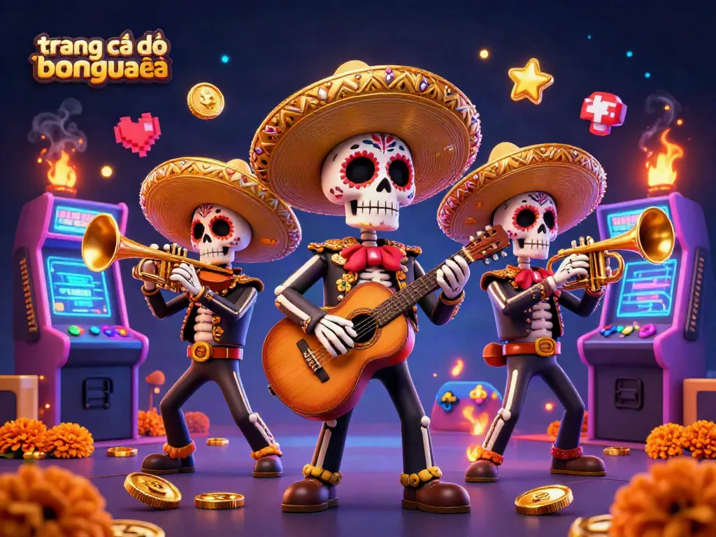 trang cá độ bóng đá châu âu: Hình ảnh nghệ thuật 3D đầy màu sắc về băng nhạc mariachi cho một trải nghiệm cược thú vị.