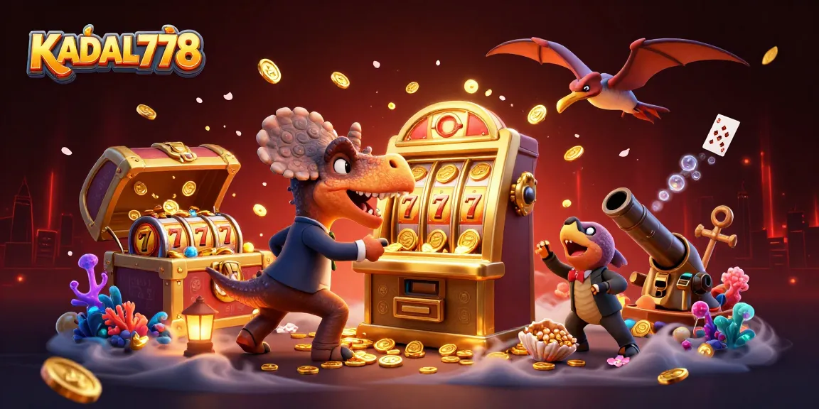 KADAL778 engages players with a dynamic casino scene featuring a thrilling jackpot payout.