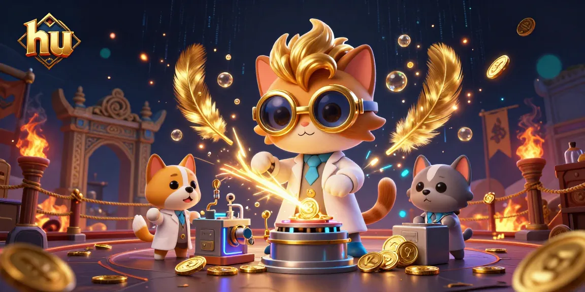 Watch the mad scientist cat and loyal dog create exciting gambling experiences at hu.