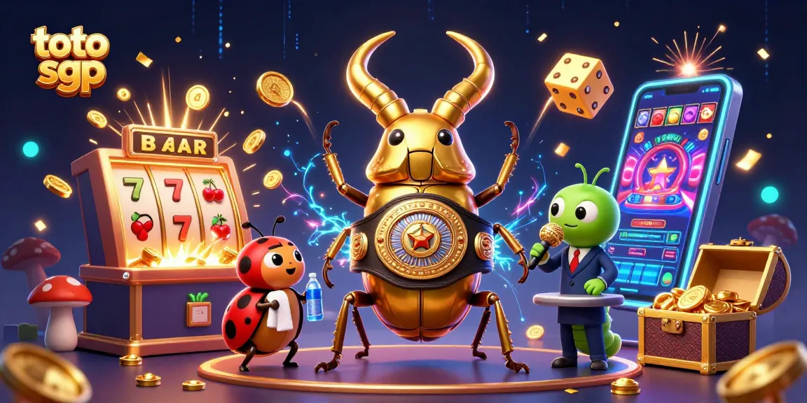 Experience thrilling gameplay at toto sgp with a dynamic scene full of colorful casino elements.
