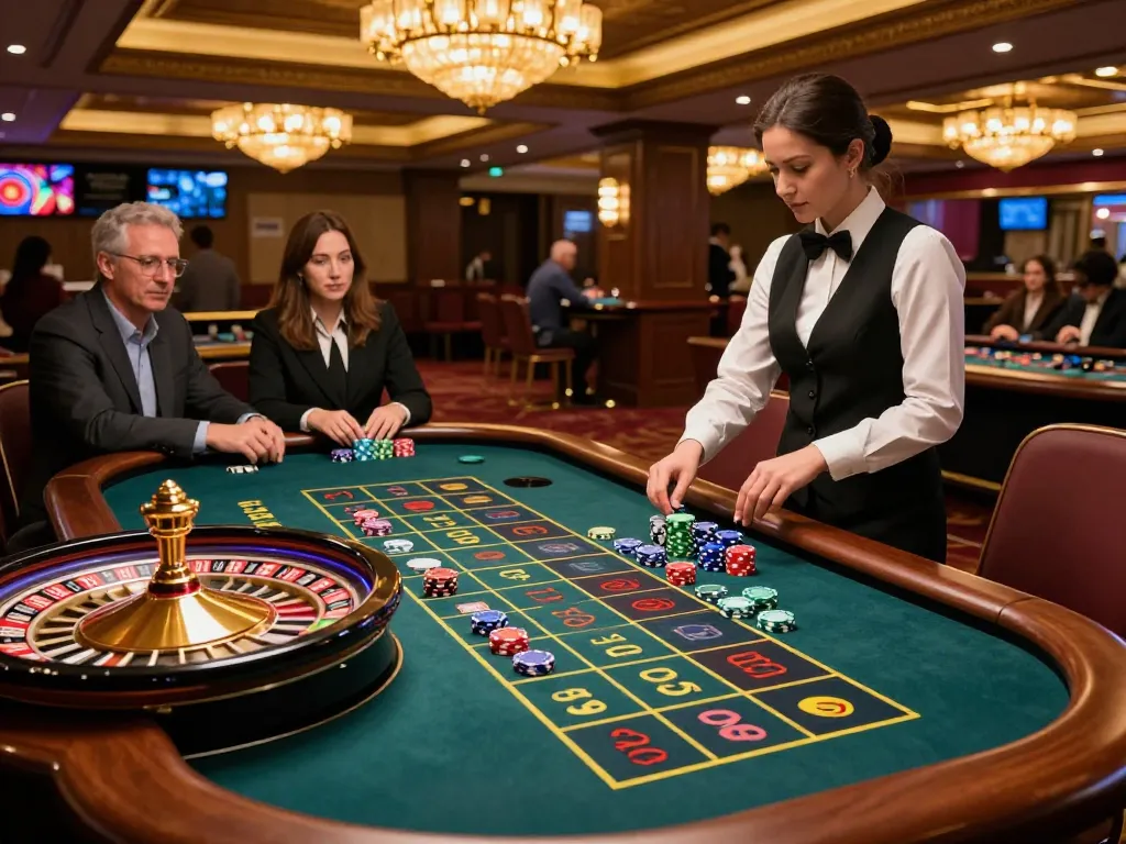 Experience intense betting excitement at badak178's roulette tables with vibrant colors and dynamic gameplay.