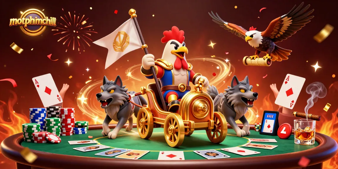 Experience thrilling gaming at motphimchill with a vibrant card game showdown, featuring dynamic casino elements.