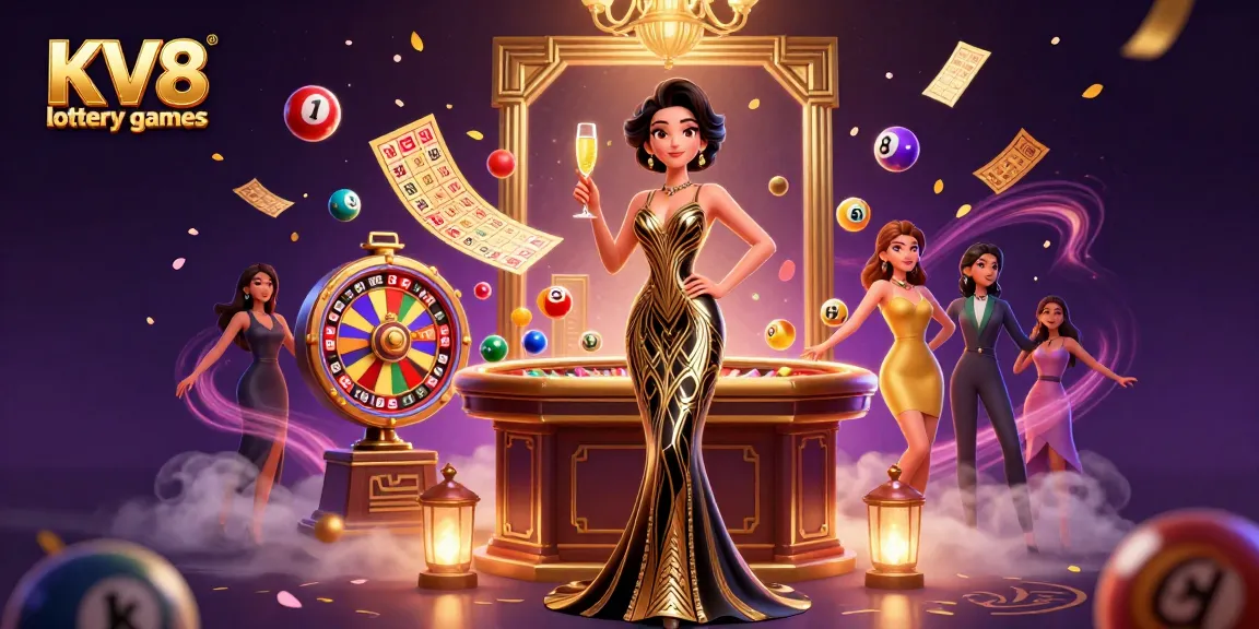 Experience KV8 lottery games with vibrant elements and dynamic action for thrilling casino excitement.