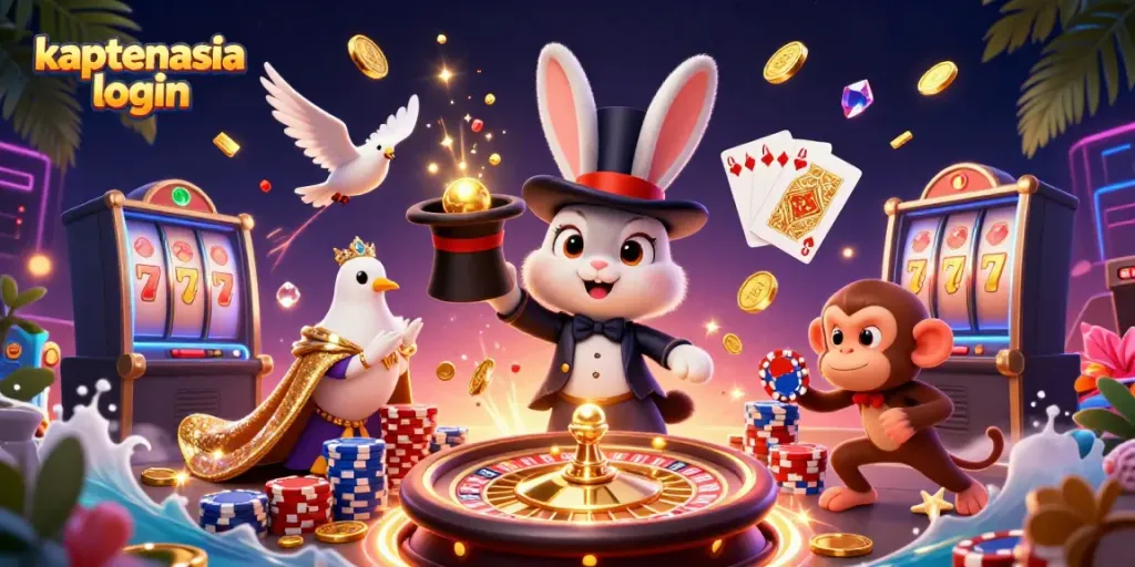 Gambarlah aksi mengasyikkan dari karakter kaptenasia login di kasino virtual