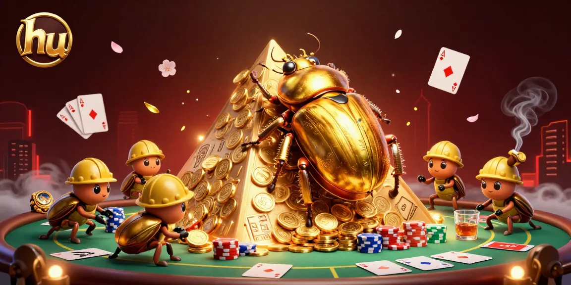 Experience thrilling gambling action with hu gambling features amid vibrant casino elements.