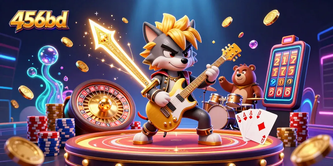 Experience vibrant gaming action with 456bd's animated casino scene featuring captivating characters and rich game elements.