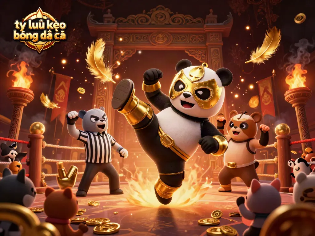Tỷ lệ kèo bóng đá trực tuyến cùng với những chú gấu và chó trong một trận đấu thú vị đầy màu sắc.