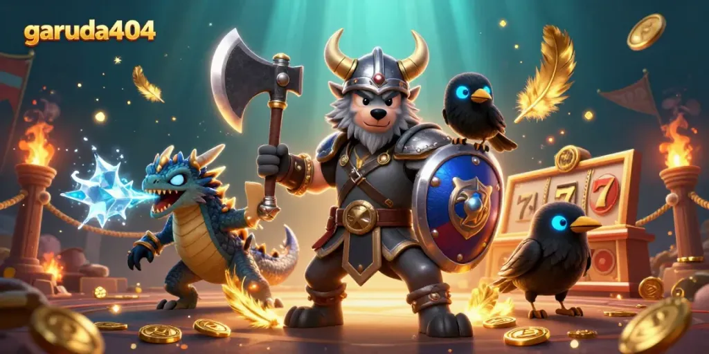 Experience exciting gaming action with garuda404 featuring engaging characters and dynamic casino elements.
