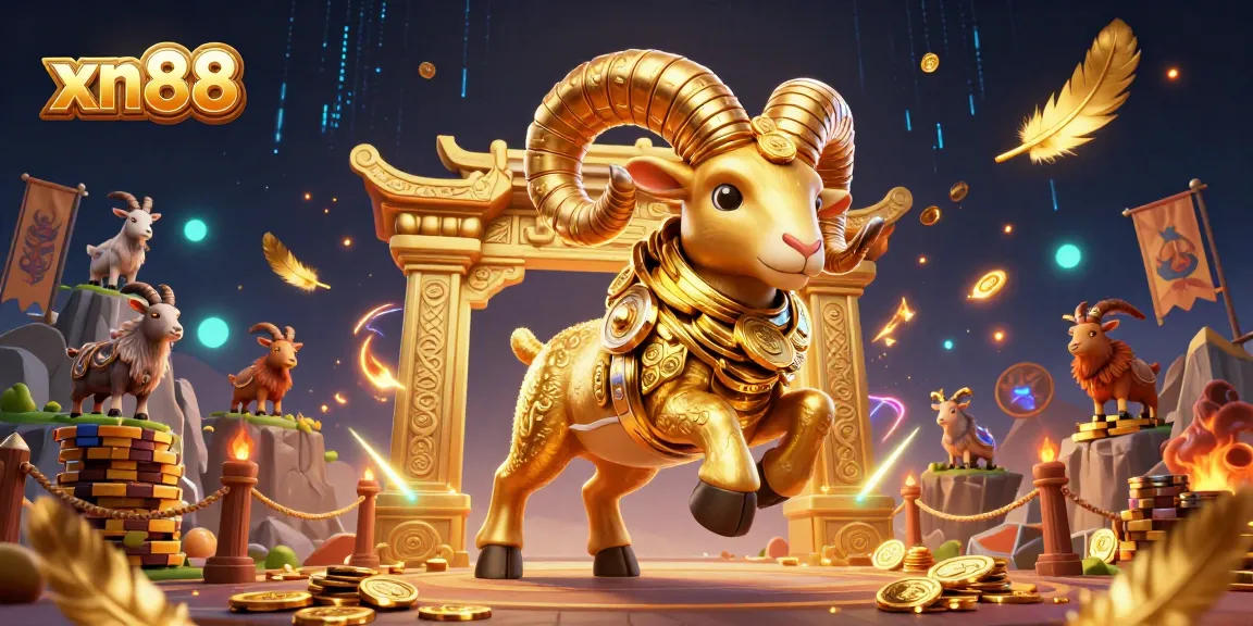 Engage with xn88's vibrant casino games and rewards in this dynamic 3D illustration.